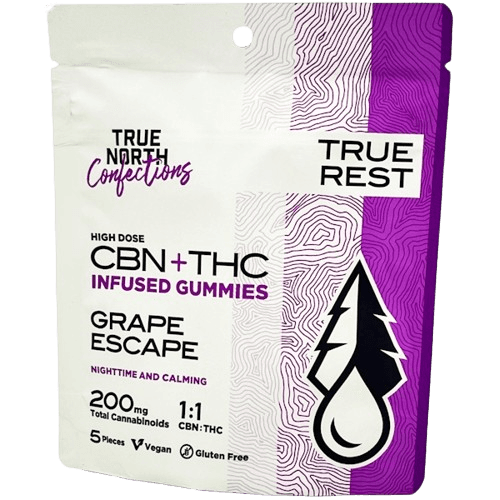 Grape Escape | 1:1 Thc:cbn Gummies | 100MG Thc Total