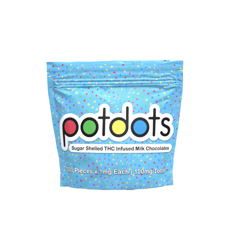 Potdots | Milk Chocolate | 1MG/PIECE | 100MG Thc Total