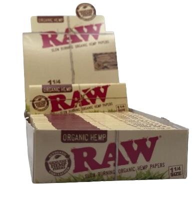 Raw | Organic Hemp Papers | 1 1/4 Size