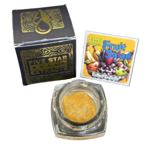 Fruit Salad - 76.71% - 3.5g - Cured Badder - FIVE STAR EXTRACTS - Indica