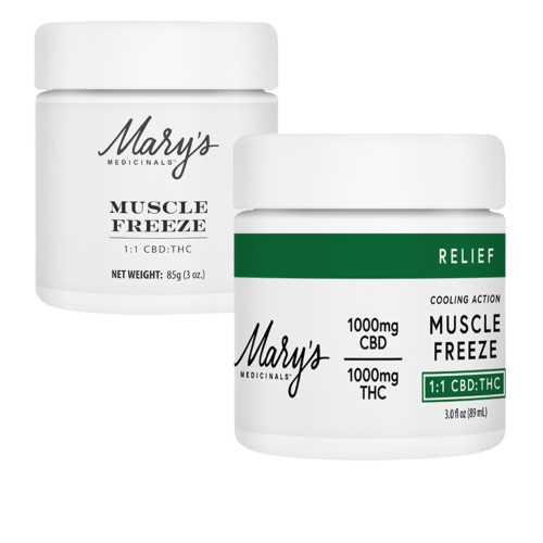 Muscle Freeze - 1000mg CBD : 1000mg THC per Jar - Mary's Medicinals™ - Hybrid