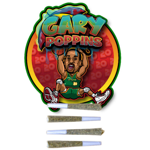 Gary Poppins - 24.52% - 4 - 1g Pre-Rolls - Exotic Genetix - Hybrid