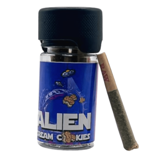 Alien Cream Cookies - 20.29% - 10 - 0.5g Pre-Rolls - Rare Michigan Genetics - Indica