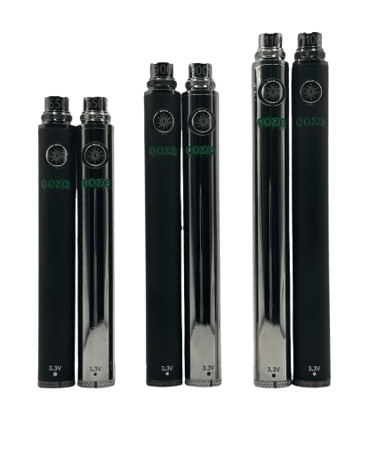 Ooze Twist - Vape Battery - Black or Chrome - 510 Thread - 900