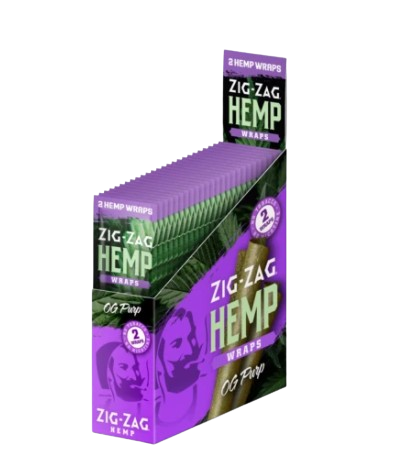 Zig-Zag - Hemp Wraps - OG Purp - 2 papers