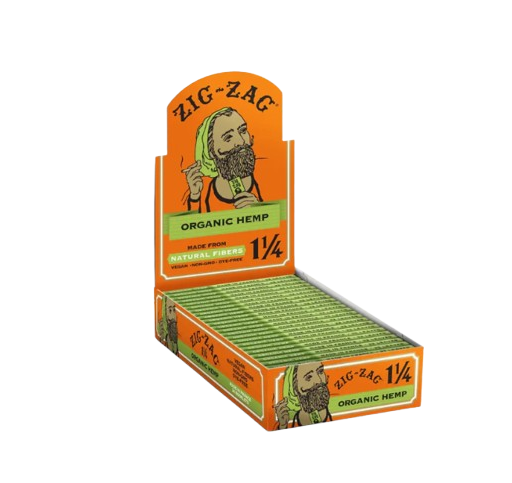 Zig-Zag - Organic Hemp Papers - 1 1/4 - 50 Leaves Per Pack