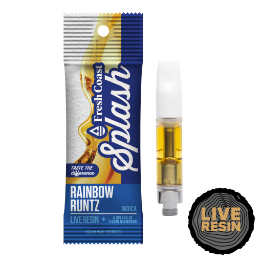 Rainbow Runtz - 1g - Splash Live Resin - Cartridge - FRESH COAST - Indica