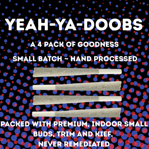 Duct Tape - Yeah Ya Doobs - 21.497% - 4 - 1g Pre Rolls - PHIX - Hybrid