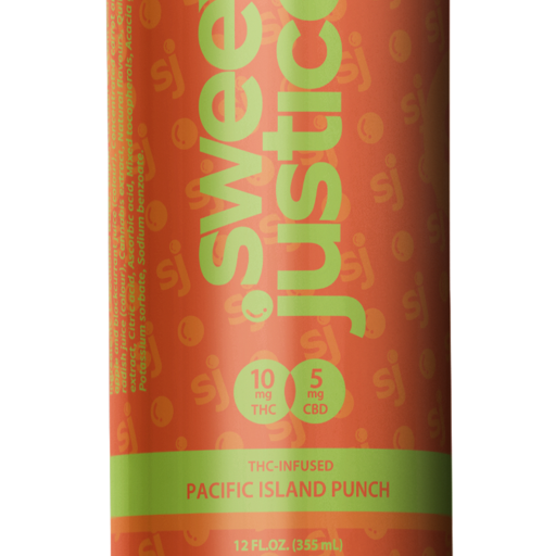 Pacific Island Punch - 1 - 10mg THC : 5mg CBD - SWEET JUSTICE - Hybrid