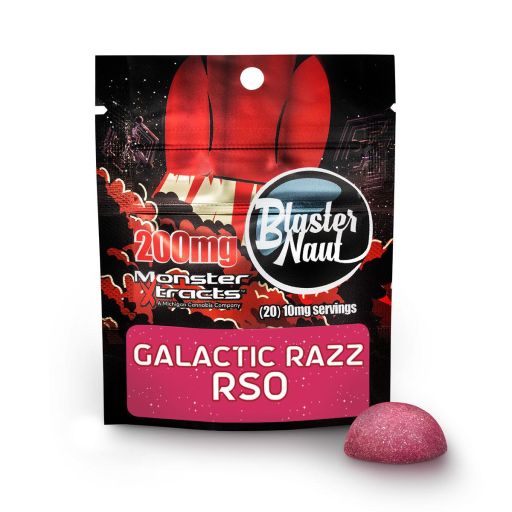 Galactic Razz RSO Blaster Naut - 1 Gummie - MONSTER Xtracts - Hybrid