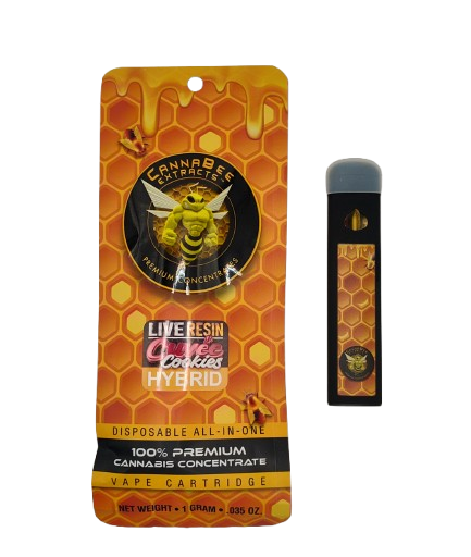 Cuv'ee Cookies - 1g - Live Resin - Disposable - CANNABEE EXTRACTS - Indica