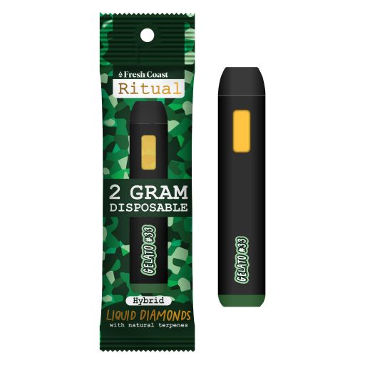 Gelato #33 - 2g - Distillate - Disposable - RITUAL - Hybrid