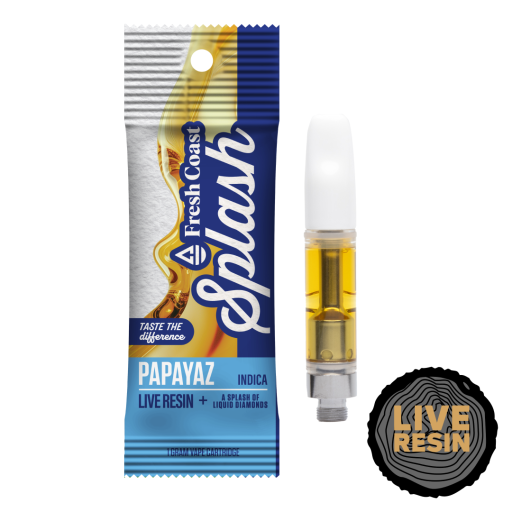 Papayaz - 1g - Splash Live Resin - Cartridge - FRESH COAST - Indica