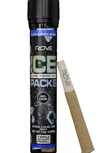 King Louis XIII - 41.5% - 1g - Ice Rosin, Diamonds & Hash - ROVE - Indica