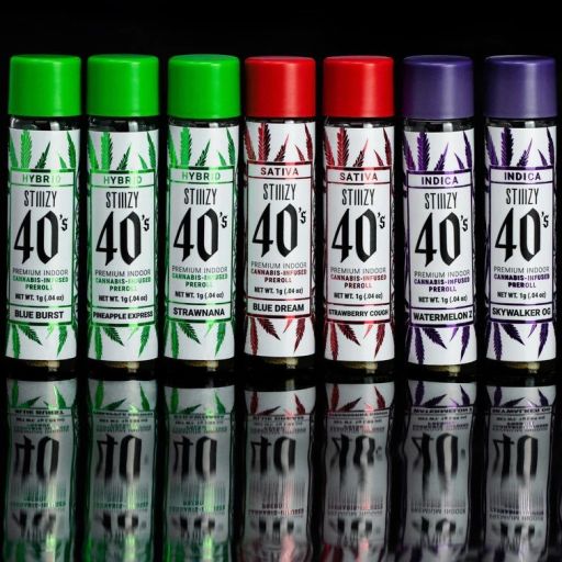 Stiiizy -1g - Live Resin and Diamonds Infused - Single Pre Roll - STIIIZY - N/A