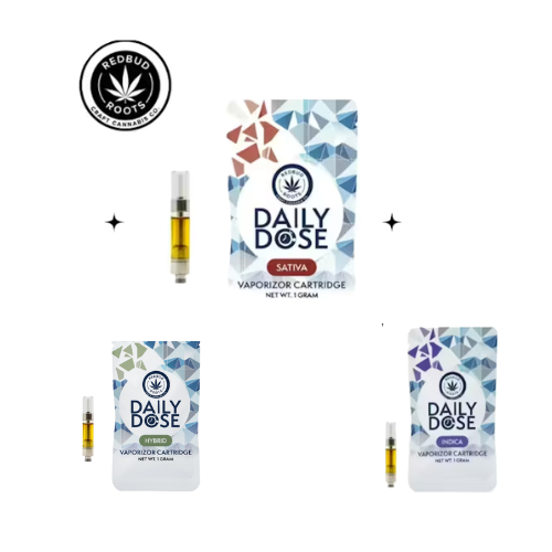 Daily Dose - 1g - 510 Distillate Cartridge - 1g - Cartridge - DAILY DOSE - .