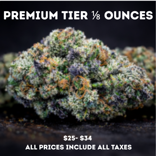 Bulk Flower - 1/8 - Premium Tier - Bud - N/A