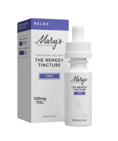 The Remedy Relax - 200mg THC per Bottle - Mary's Medicinals™ - 0.45 Fl Oz - Edible Oil with Metered Dropper for Precise Dosing