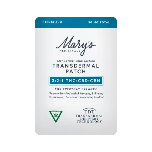 Formula - 15mg THC : 10mg CBD : 5mg CBN per Patch - Mary's Medicinals™ - Hybrid