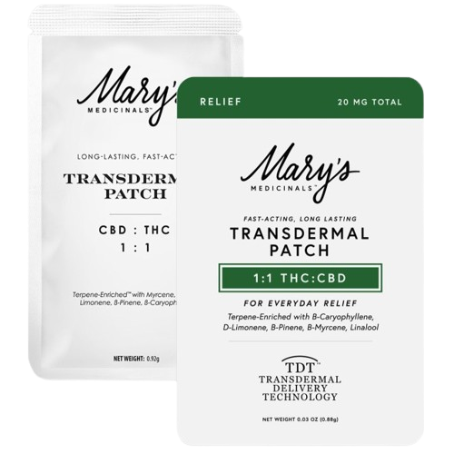 Relief - 10mg THC : 10mg CBD per Patch - Mary's Medicinals™ - Hybrid