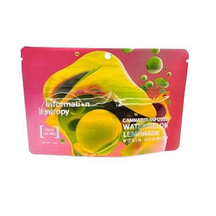 Watermelon Lemonade  - 10 Pieces - 20mg THC - Rosin Gummies - INFORMATION ENTROPY - Hybrid